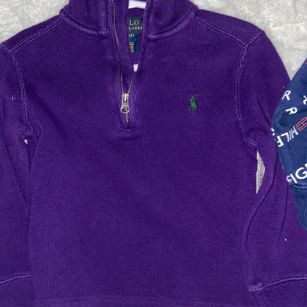 Boys polo sweater